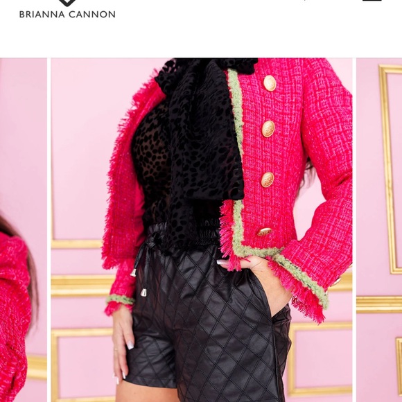 Pink and Green Pink Blazer - Picture 12 of 12